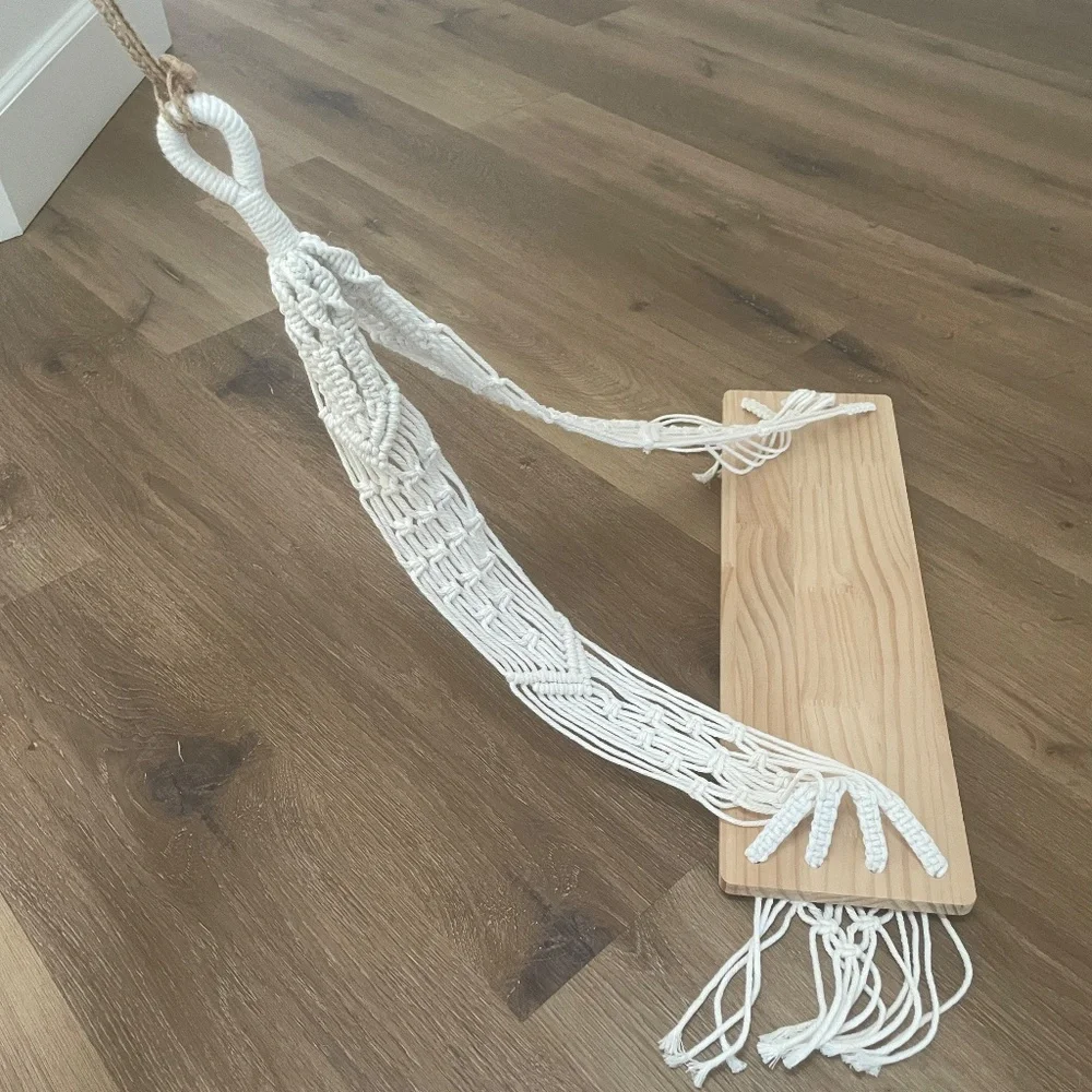 Wooden Floating Hanging Shelf